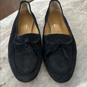 Elegant Black Suede Loafers